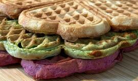 Trispalviai daržovių blynai