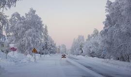 Lietuvą sukaustė šaltis