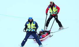 Baisus Naujosios Zelandijos freestyle sportininko kritimas olimpinėse žaidynėse