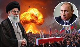 Ali Khamenei ir Vladimiras Putinas