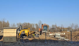Vilkijos gatvėje jau vyksta naujo socialinio būsto statybos darbai.