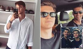 Emilio Ballackas kartu su tėčiu Michaelu