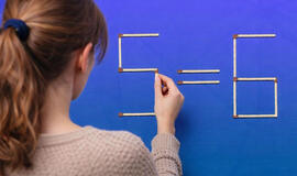 Smegenų mankšta su degtukais