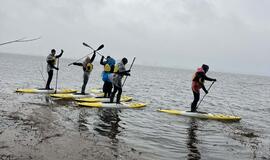 Potvynis Pamaryje irklentės