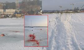 Vaizdai iš žūties vietos Nidoje