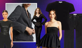 Apranga vien juoda spalva nebūtinai nuobodi