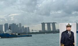 Laivą, kurį reikėjo parplukdyti savininkui į Europą, Romas Karmazinas priėmė Singapūre