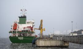 Laivas Agath su metanolio kroviniu Klaipėdos skystųjų energijos produktų terminale