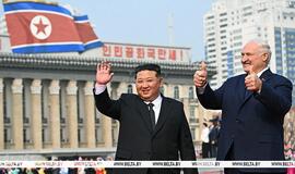 Aliaksandras Lukašenka Šiaurės Korėjoje