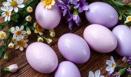 nuostabūs alyviniai Velykų kiaušiniai