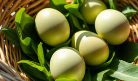 Kiaušiniai prabangesni už malachitą