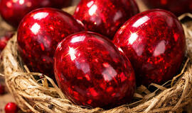 Kiaušiniai kaip rubinai: