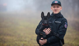 Pagausėjo pajūrio policijos gretos: tarnyba pradeda naujas keturkojis kolega