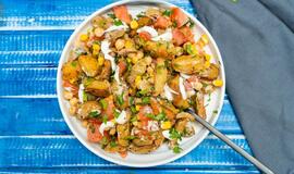 Sveikesnės bulvių salotos