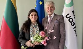 Klaipėdos uoste - Turkijos ambasadorės vizitas