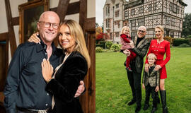 Milijardierius Caudwellas su Vžesniauskaite atvėrė įspūdingų rūmų duris