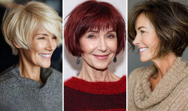 Geriausi trumpi kirpimai moterims virš 60