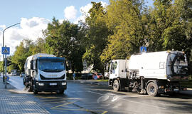 Gatvių valymas, Klaipėda