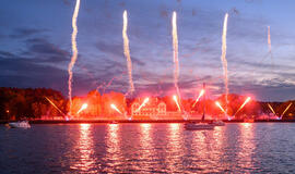 Klaipėdos laivų paradas, laivai, fejerverkai, Smiltynė