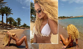 Egipte Oksana Pikul sprogdina seksualumo bombą: