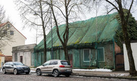 Puodžių gatvė, apleistas pastatas