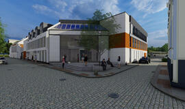 Technikos biblioteka, Sukilėlių gatvė, Klaipėdos senamiestis