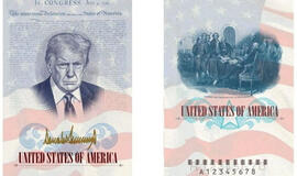 250-ojo JAV gimtadienio proga pasirodys nauji pasai su Trumpo atvaizdu