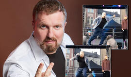 Socialinius tinklus sprogdina itin energingas Deivydo Zvonkaus šokis