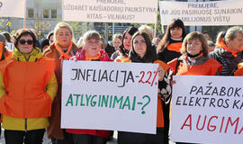 infliacija atlyginimai