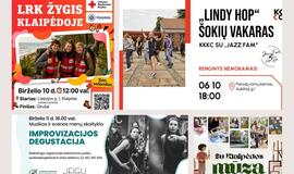 Renginiai Klaipėdoje ir aplink: ką veikti artimiausiomis dienomis