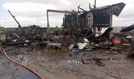 Gaisras, sudegęs namas, pamatai