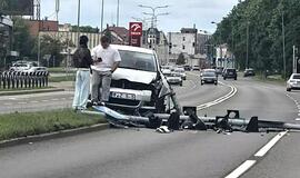 Avarija miesto gatvėje