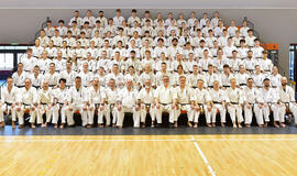 karate, sportininkai