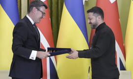 JK premjeras A. Burnhamas lankosi Ukrainoje