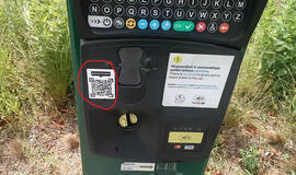 parkomatas, QR kodas