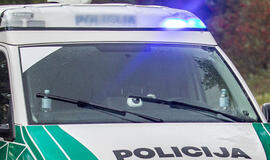 policija, policijos automobiliai, švyturėliai