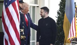 Volodymyras Zelenskis ir Donaldas Trampas