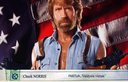 Į Seimą lietuviai siūlė ir Chucką Norrisą