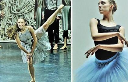 Balerina Kira Tykhonova pasiruošusi tapti „kažko nuostabaus“ dalimi