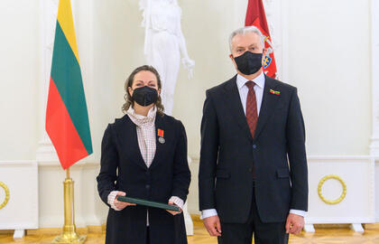 Agnija Šeiko ir Gitanas Nausėda
