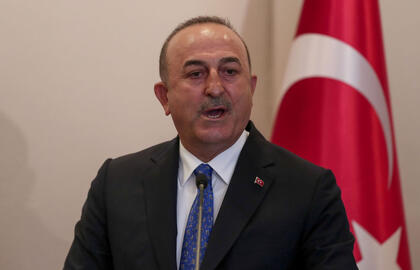 Turkijos užsienio reikalų ministras Mevlütas Çavuşoğlu. 