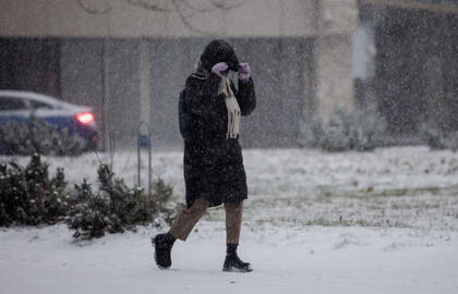 artėja tikras žiemiškas chaosas – nuo pūgos iki stipraus šalčio