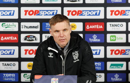 Rinktinės treneris Edgaras Jankauskas. Elvio Žaldario nuotr.