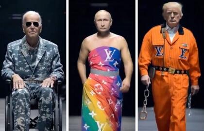 J. Bidenas, V. Putinas ir D. Trumpas