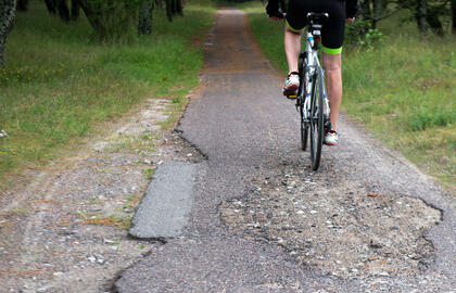 Dviračių takas Smiltynėje - tik akyliausiems
