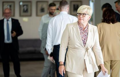 daugiausia gyventojų premjero poste matytų Šimonyt