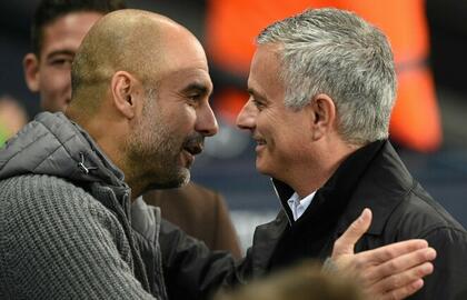 Jose Mourinho ir Pepas Guardiola
