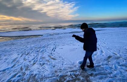Užšalusi Baltijos jūra