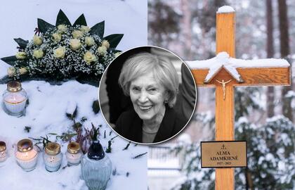 Almos Adamkienės kapas