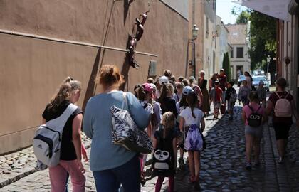 Moksleiviai, ekskursija